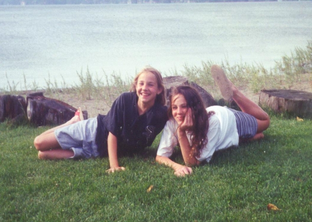 Sonya and Lisa at Harrison Lake